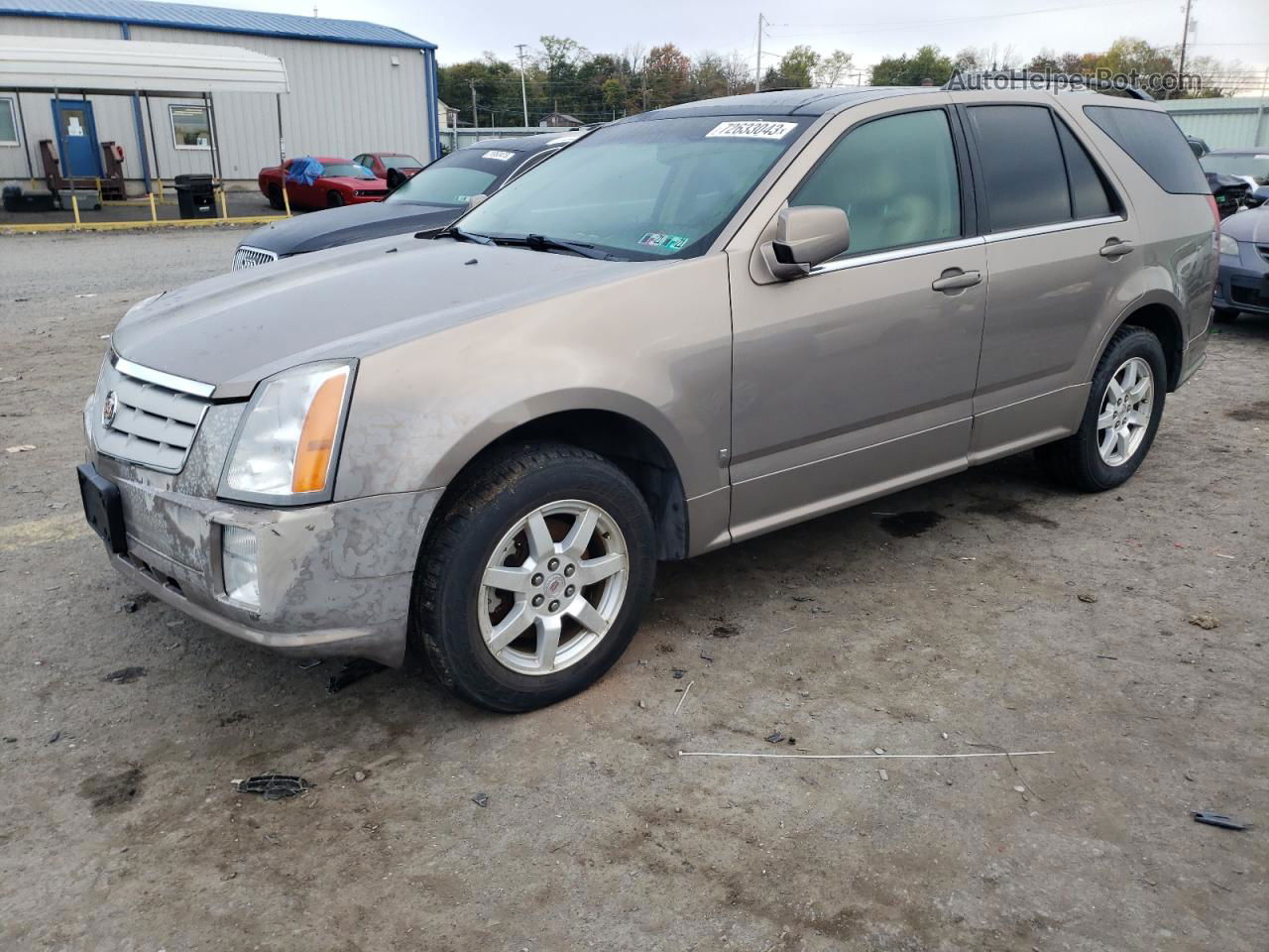 2008 Cadillac Srx  Tan vin: 1GYEE437280133114