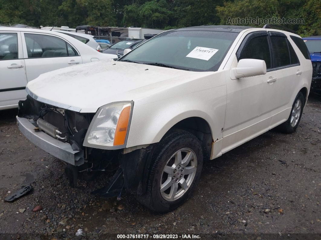 2008 Cadillac Srx Awd White vin: 1GYEE437280151337