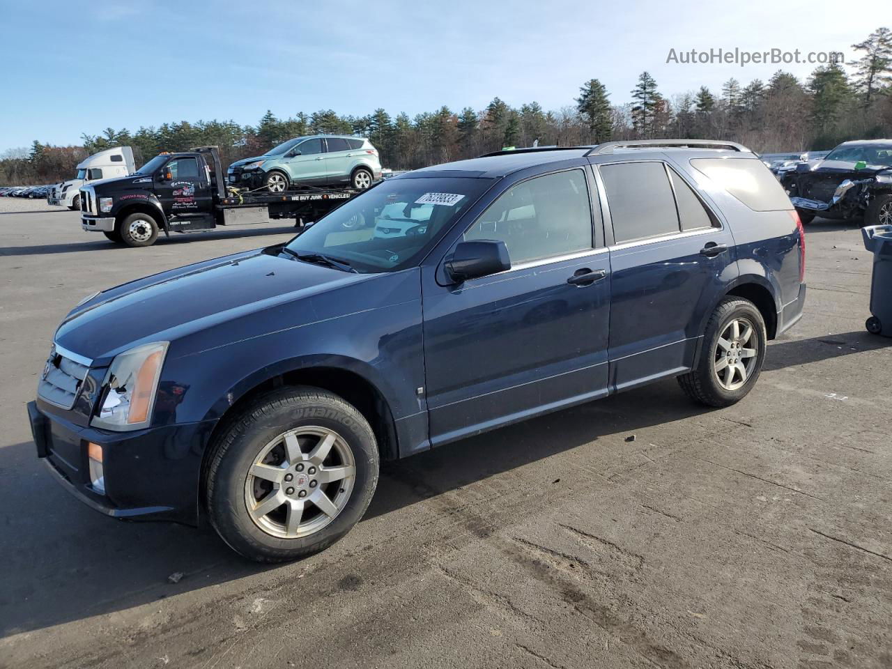 2008 Cadillac Srx  Blue vin: 1GYEE437280182653