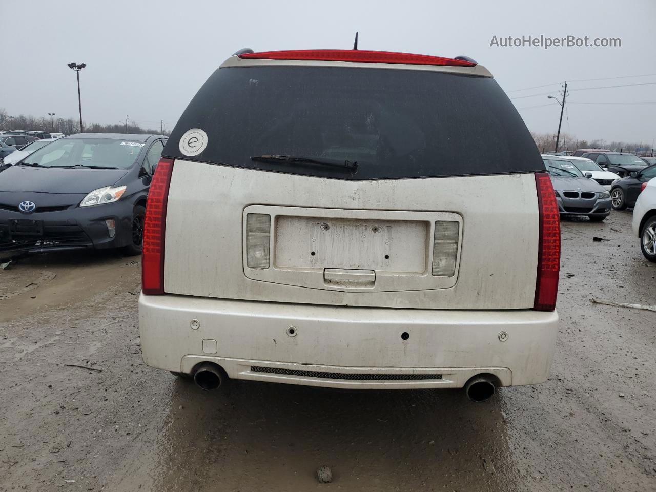 2008 Cadillac Srx  White vin: 1GYEE437280186864