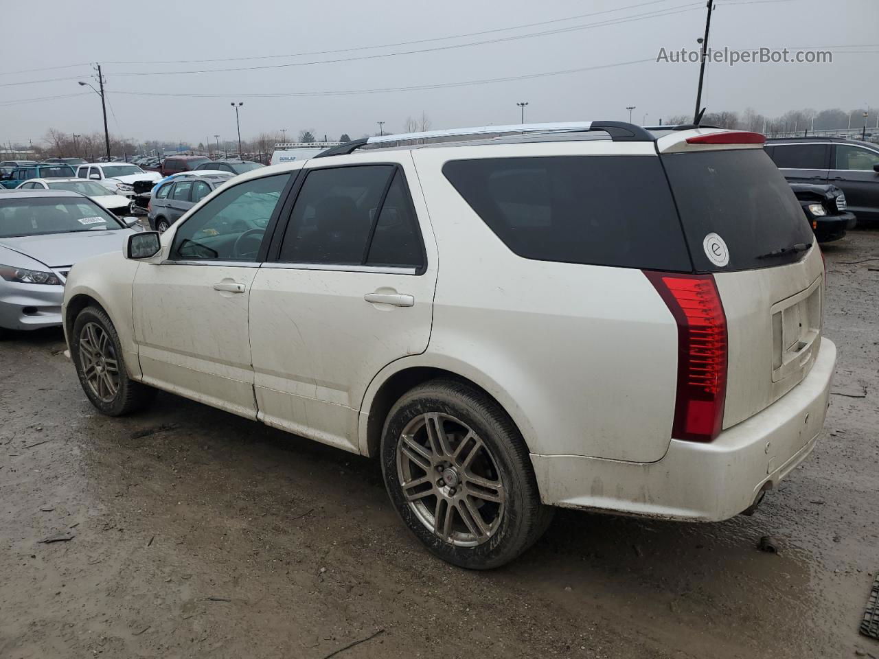 2008 Cadillac Srx  White vin: 1GYEE437280186864