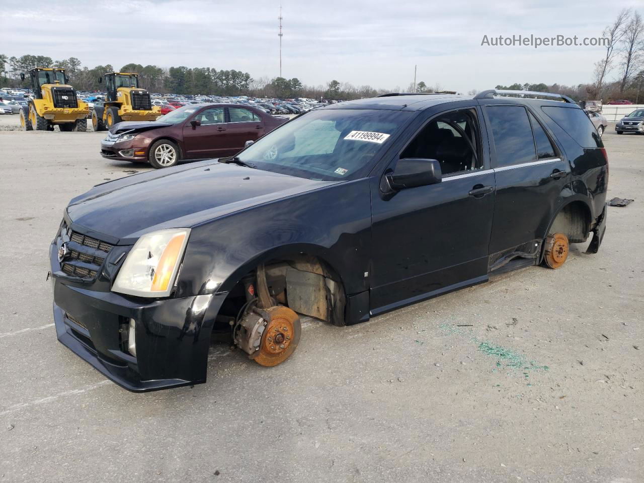 2008 Cadillac Srx  Black vin: 1GYEE437480131722