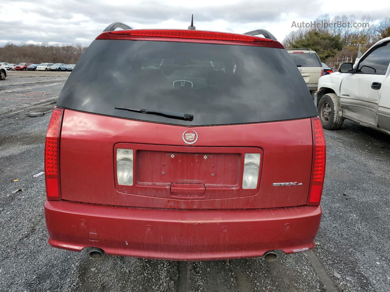 2008 Cadillac Srx  Red vin: 1GYEE437480132739