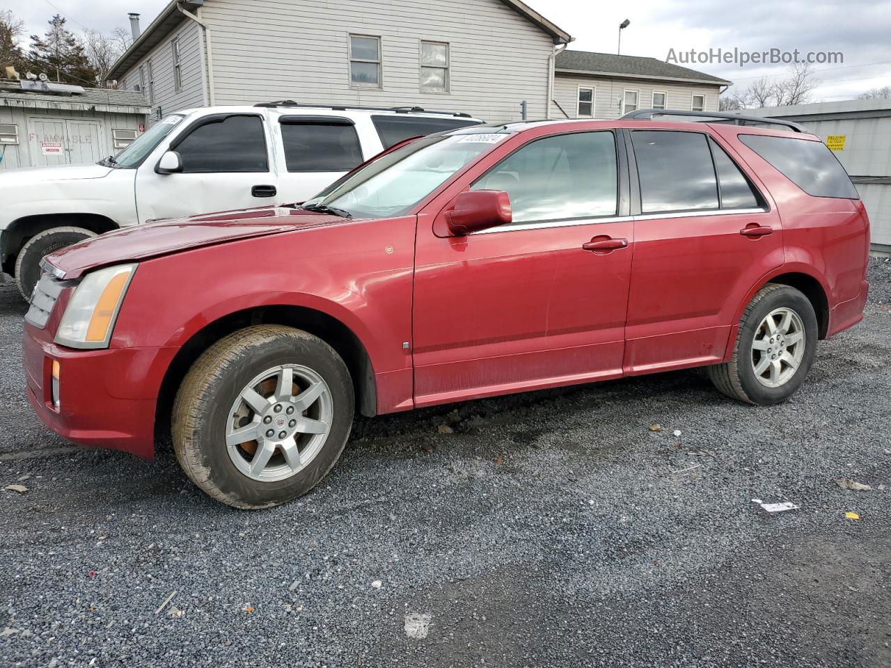 2008 Cadillac Srx  Red vin: 1GYEE437480132739