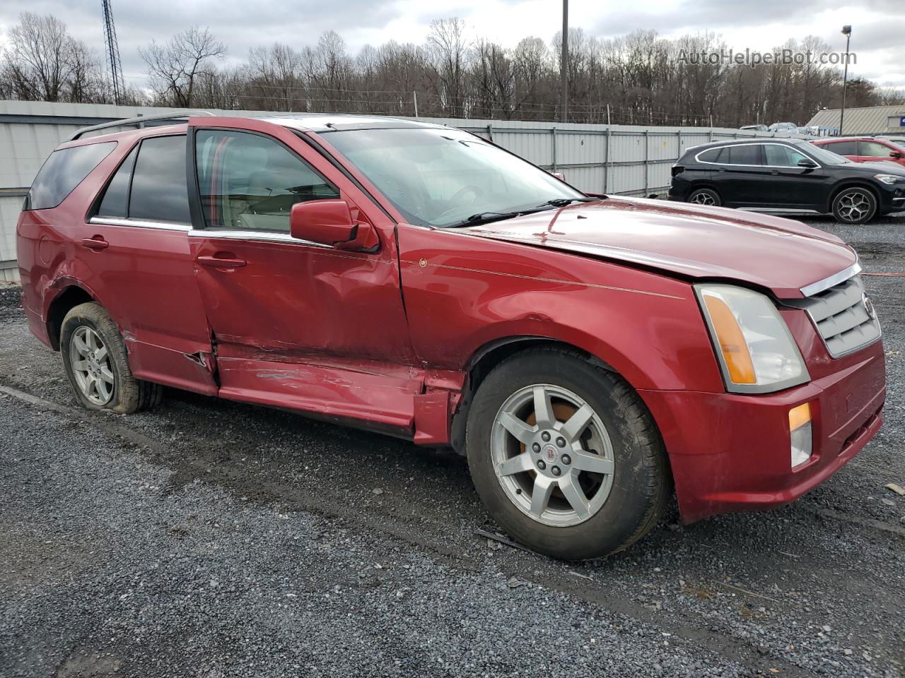 2008 Cadillac Srx  Red vin: 1GYEE437480132739