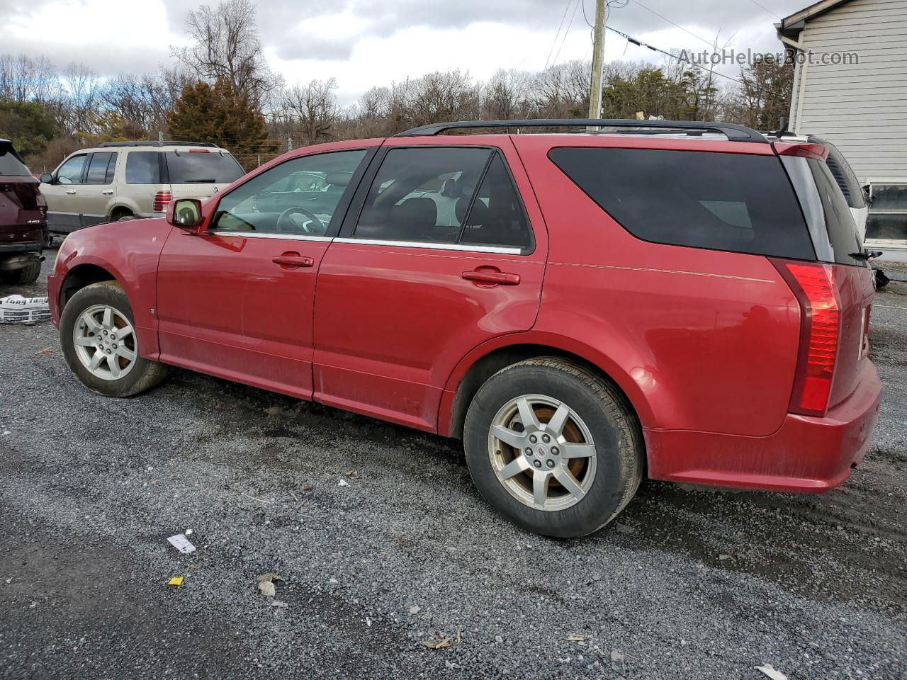 2008 Cadillac Srx  Red vin: 1GYEE437480132739