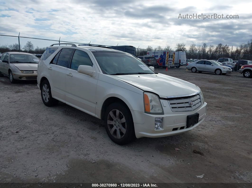 2008 Cadillac Srx V6 White vin: 1GYEE437580148707