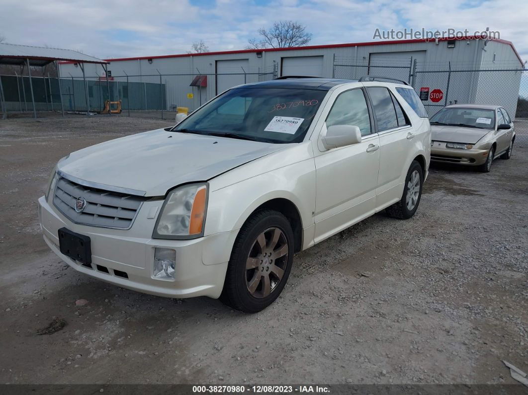 2008 Cadillac Srx V6 White vin: 1GYEE437580148707