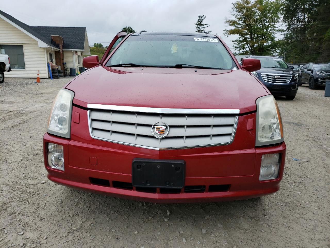 2008 Cadillac Srx  Red vin: 1GYEE437580151221