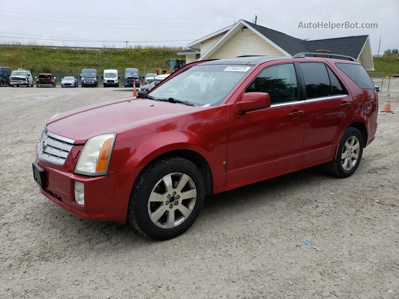 2008 Cadillac Srx  Red vin: 1GYEE437580151221