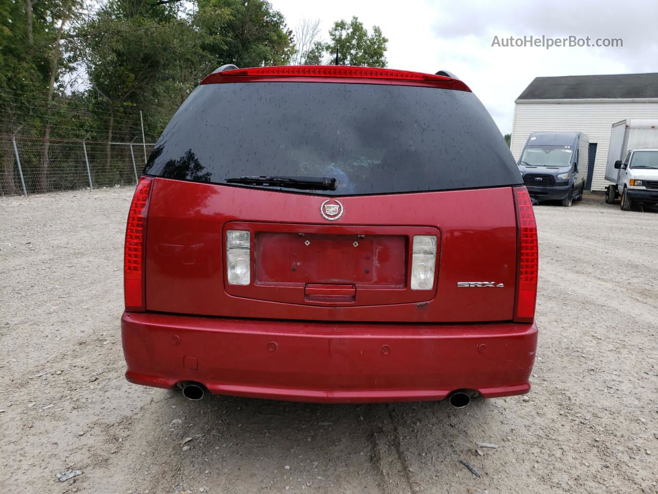 2008 Cadillac Srx  Red vin: 1GYEE437580151221