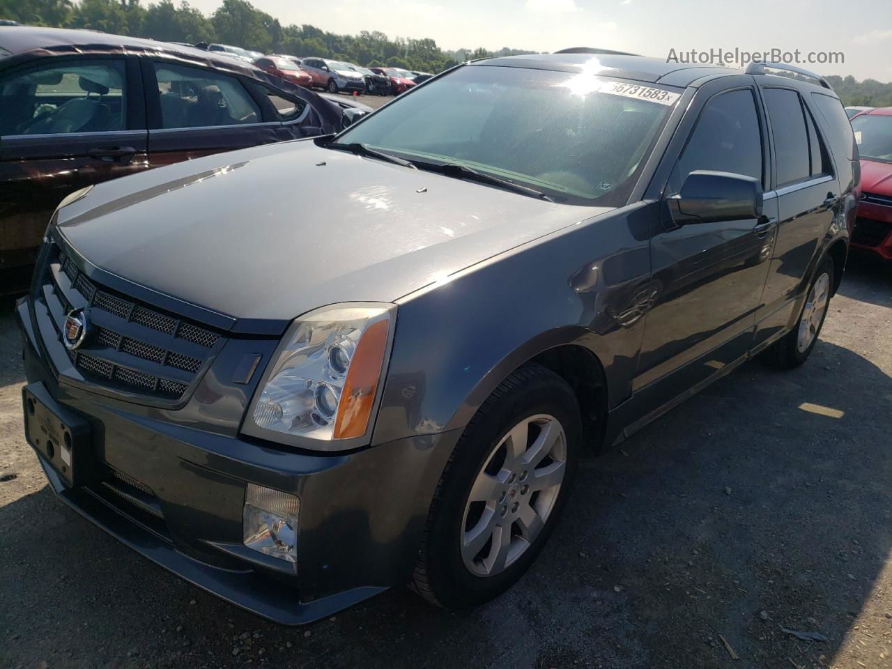 2008 Cadillac Srx  Gray vin: 1GYEE437580189659