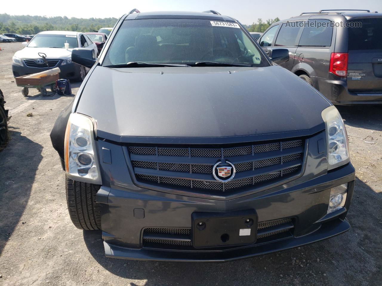 2008 Cadillac Srx  Gray vin: 1GYEE437580189659