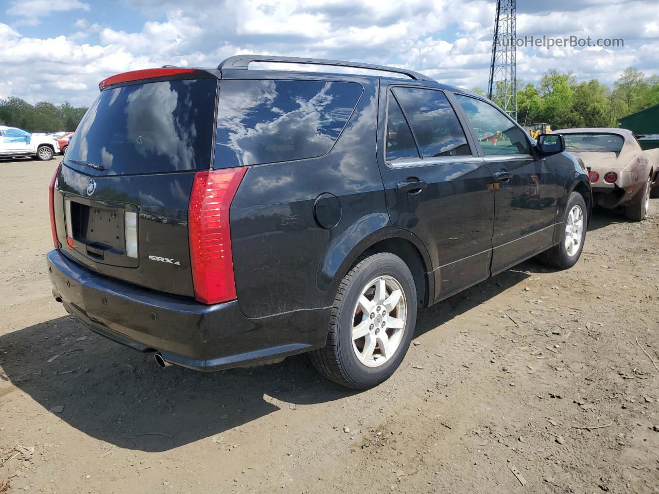 2008 Cadillac Srx  Черный vin: 1GYEE437780180946