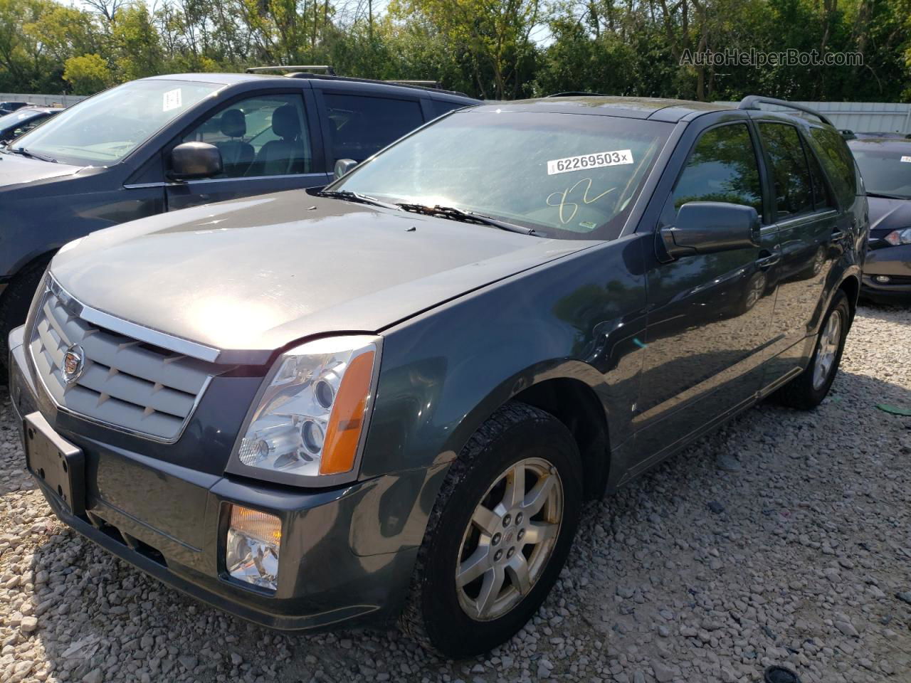 2008 Cadillac Srx  Black vin: 1GYEE437780195155