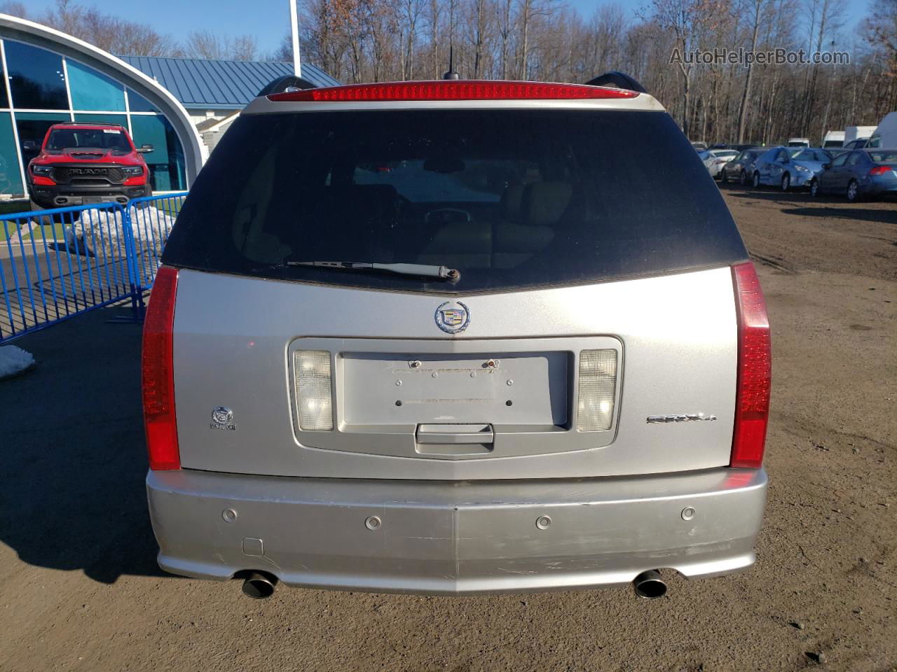 2008 Cadillac Srx  Серебряный vin: 1GYEE437880190580