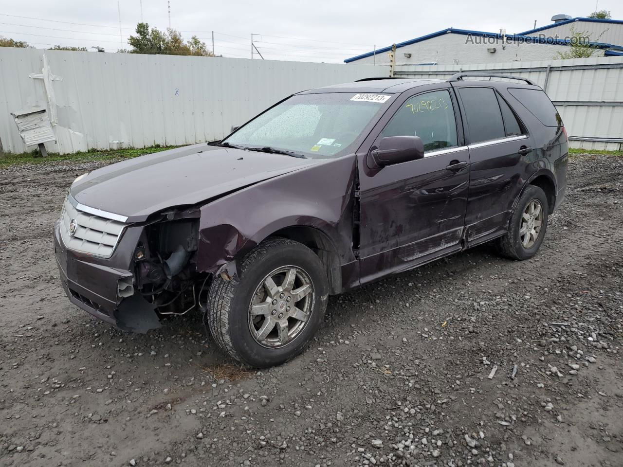 2008 Cadillac Srx  Burgundy vin: 1GYEE437980183489