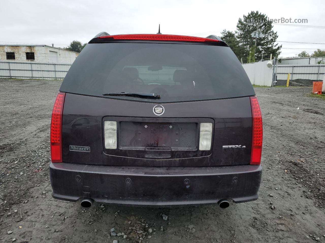 2008 Cadillac Srx  Burgundy vin: 1GYEE437980183489