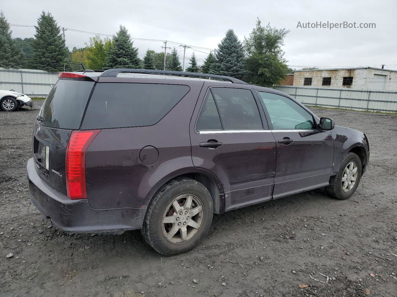 2008 Cadillac Srx  Burgundy vin: 1GYEE437980183489