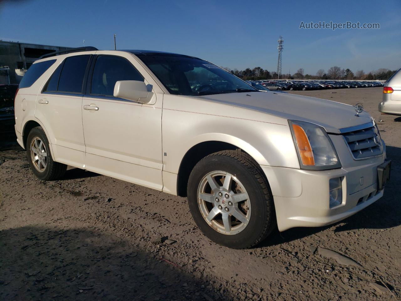 2008 Cadillac Srx  White vin: 1GYEE437980208732