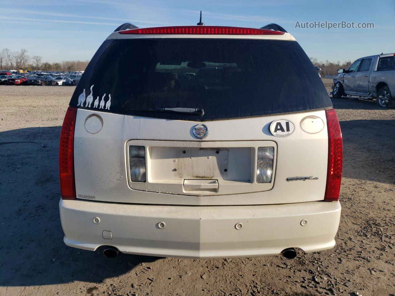 2008 Cadillac Srx  White vin: 1GYEE437980208732