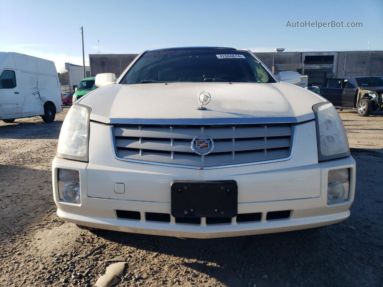 2008 Cadillac Srx  White vin: 1GYEE437980208732