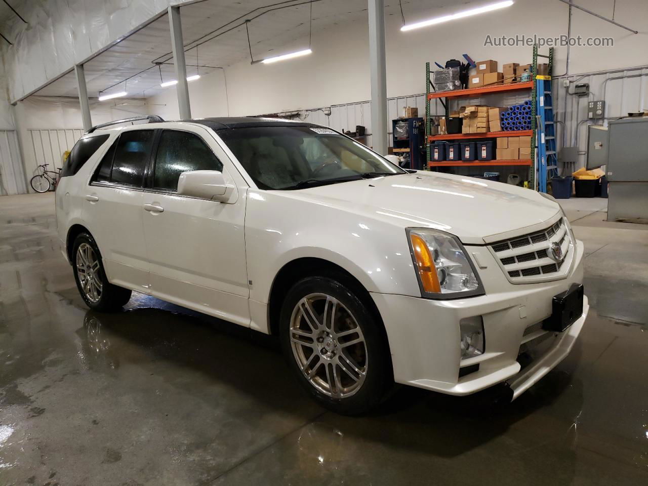 2008 Cadillac Srx  Cream vin: 1GYEE437X80149447