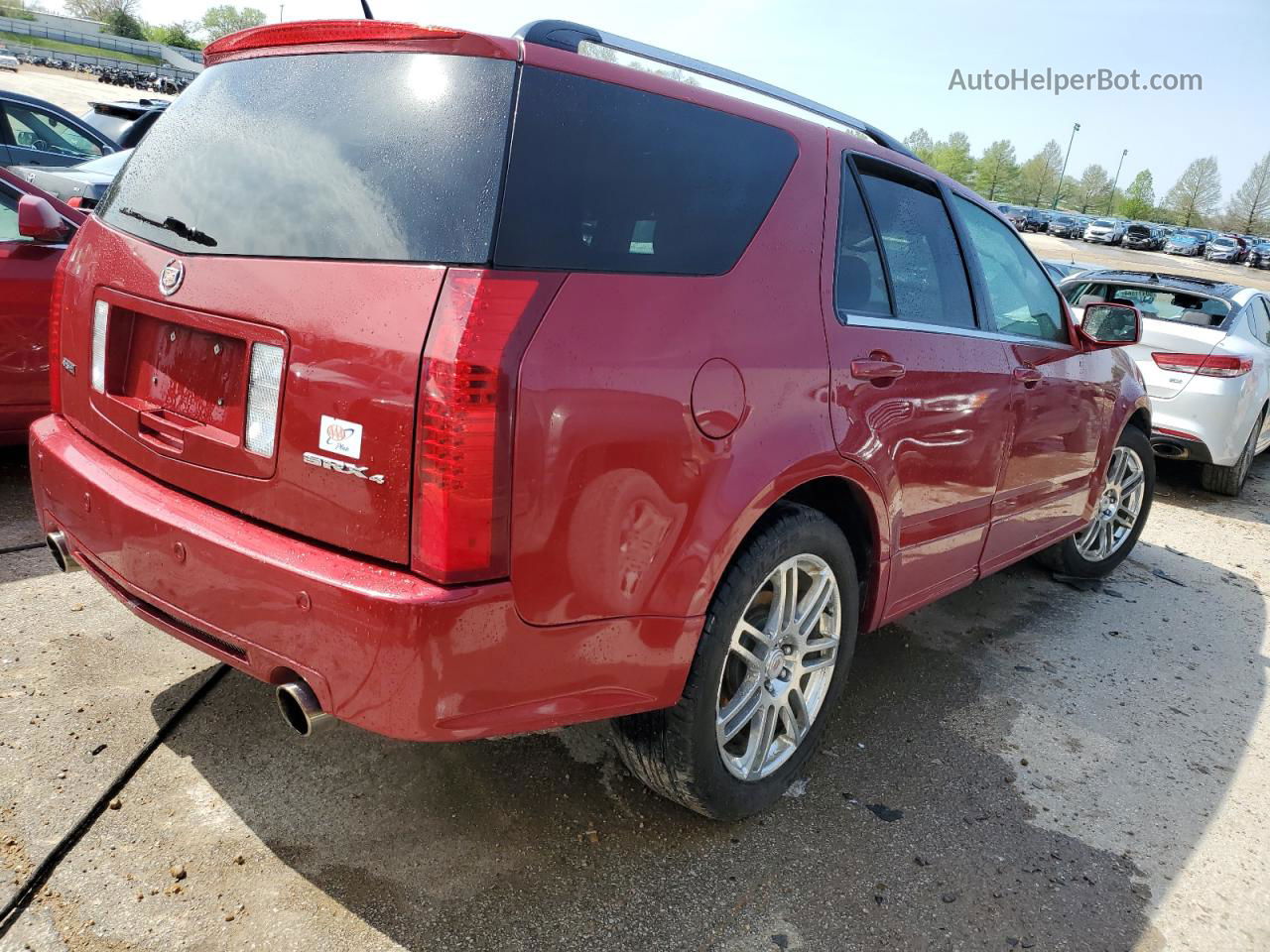 2008 Cadillac Srx  Red vin: 1GYEE53A380198328