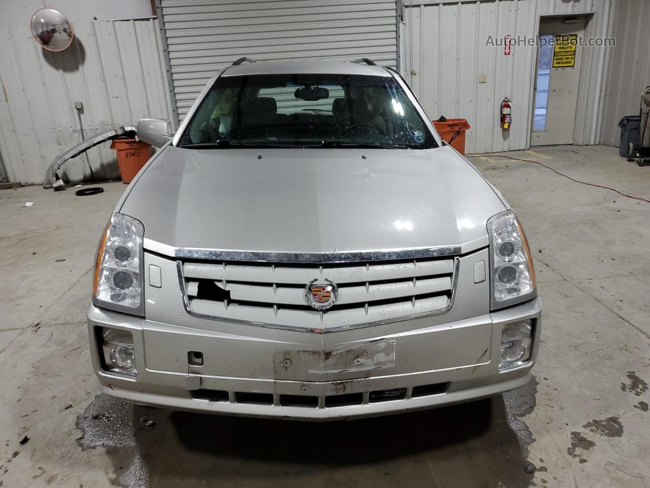 2008 Cadillac Srx  Silver vin: 1GYEE53A780153053