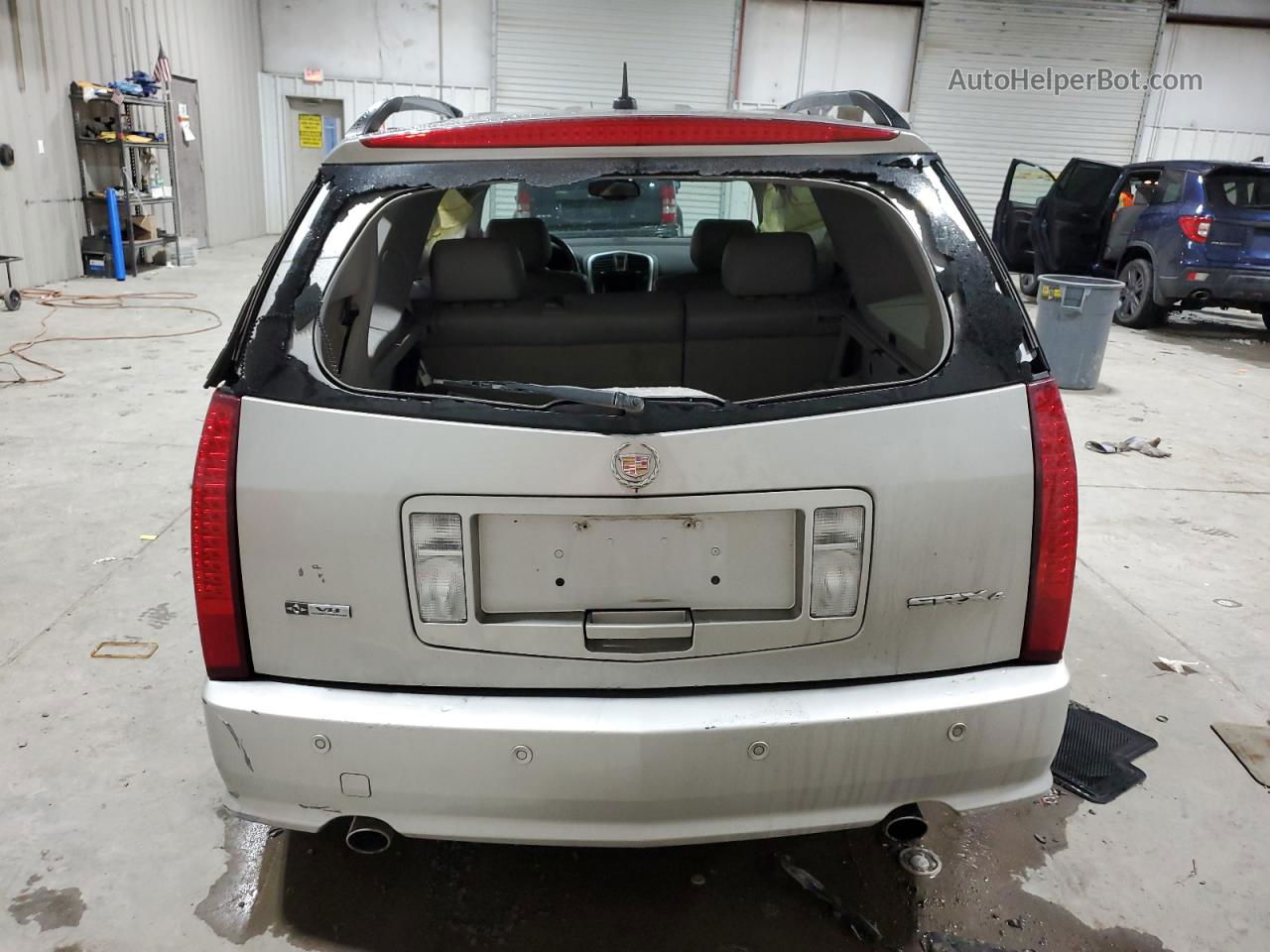 2008 Cadillac Srx  Silver vin: 1GYEE53A780153053