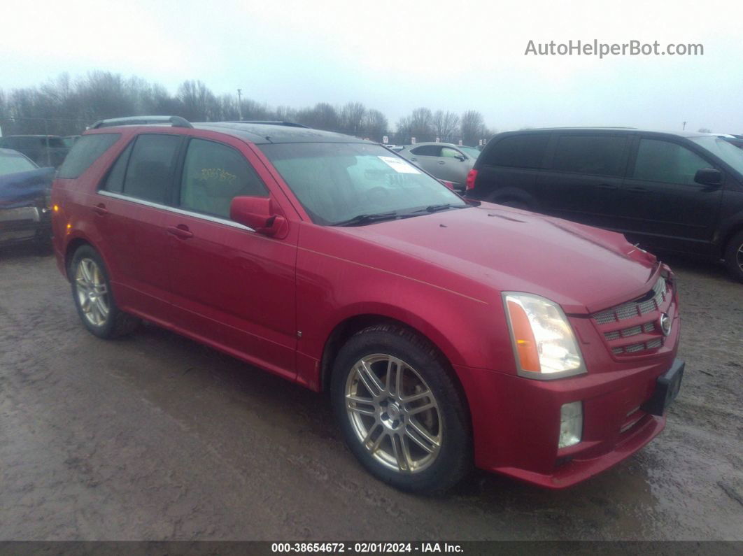 2008 Cadillac Srx V6 Red vin: 1GYEE637080110488