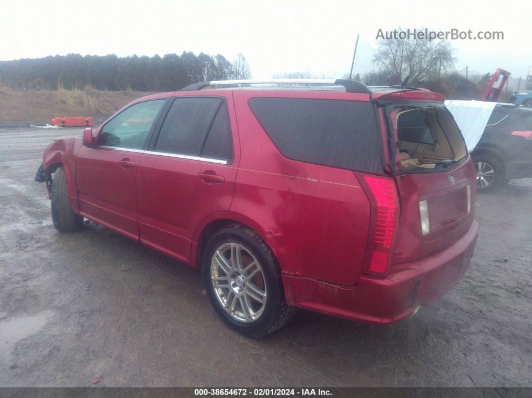 2008 Cadillac Srx V6 Red vin: 1GYEE637080110488