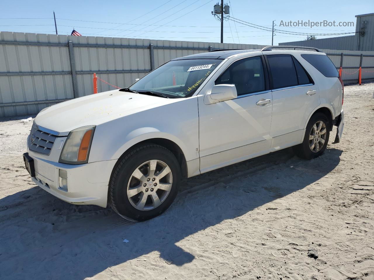 2008 Cadillac Srx  White vin: 1GYEE637080126495