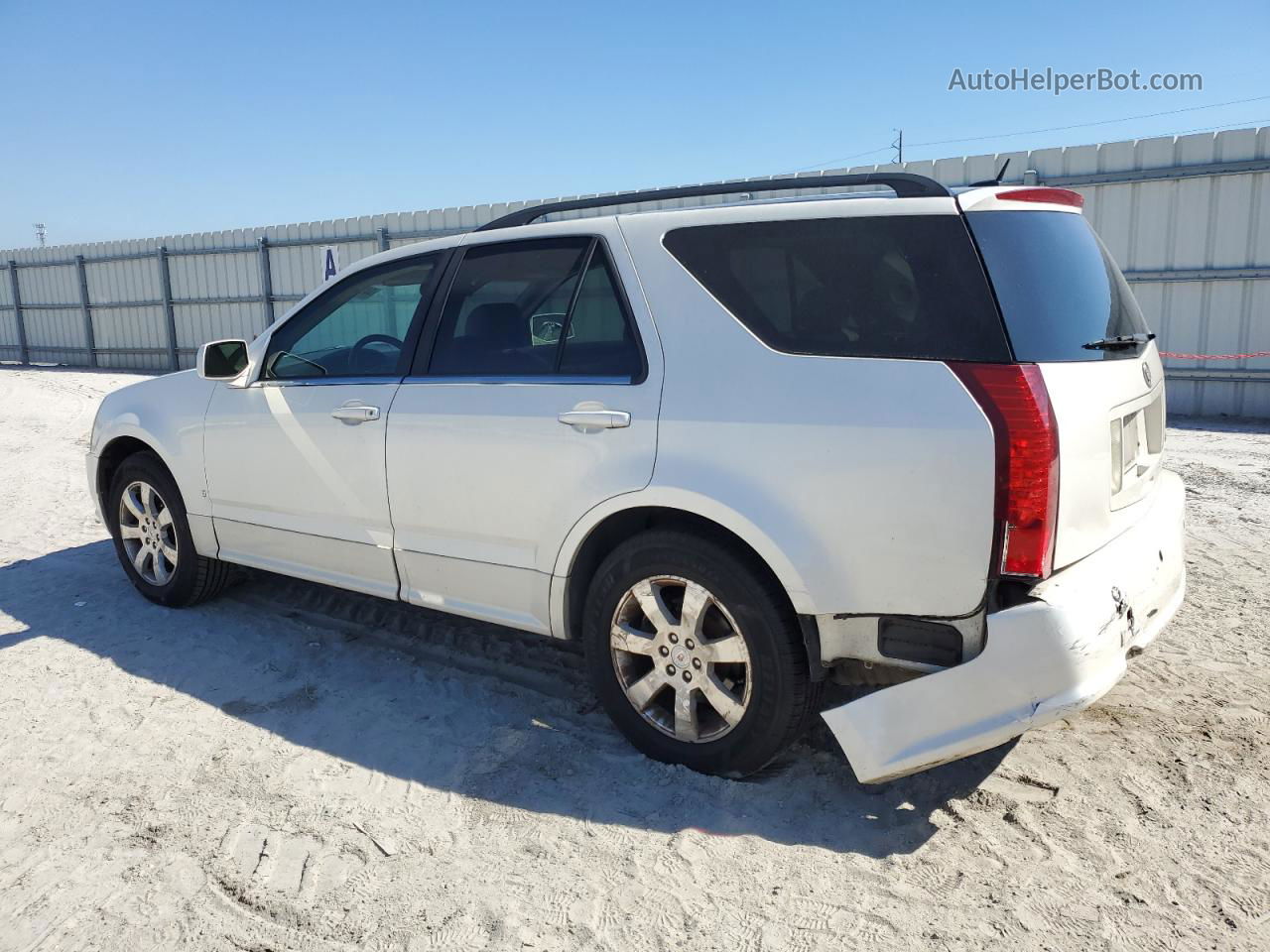 2008 Cadillac Srx  White vin: 1GYEE637080126495