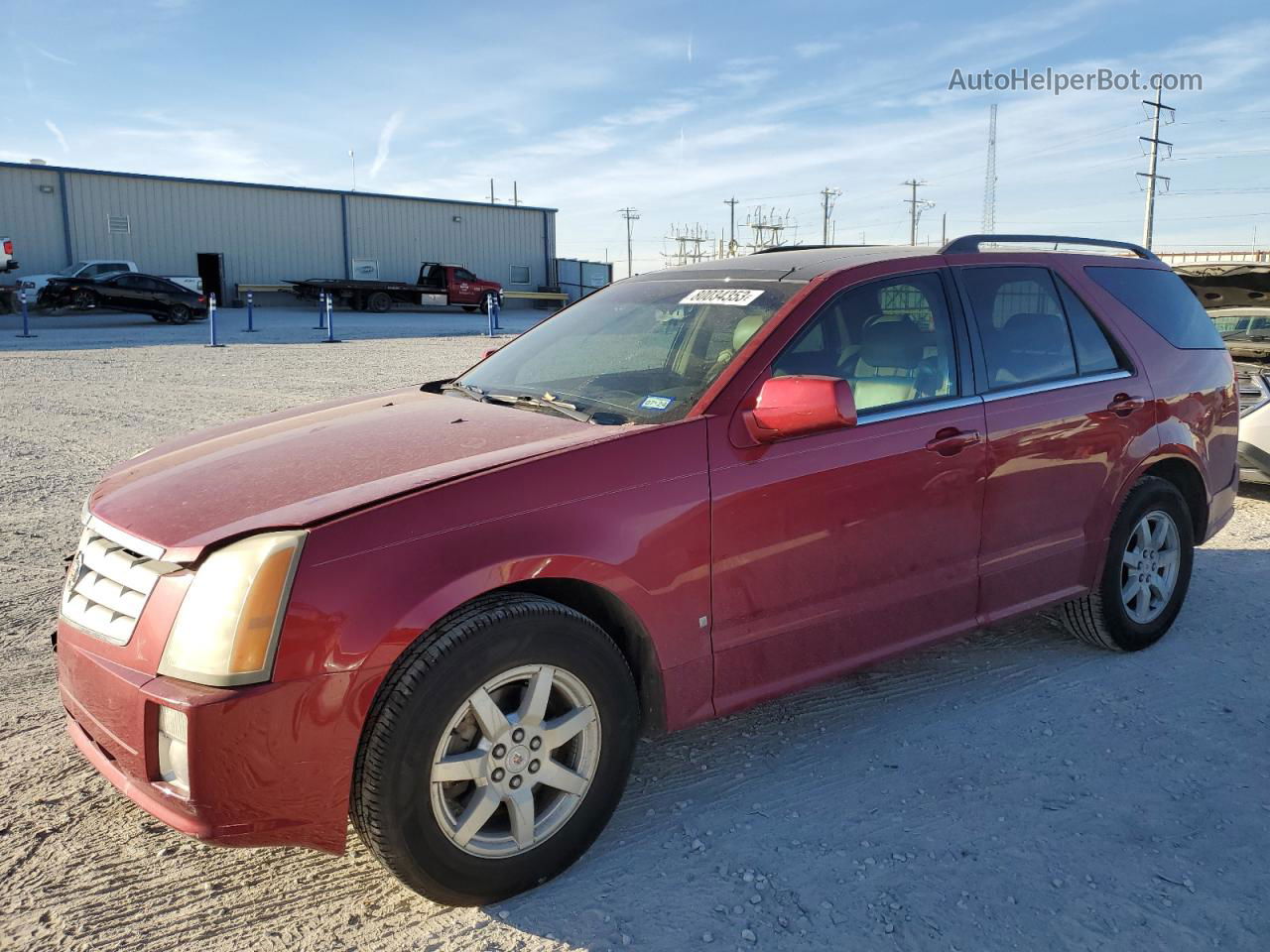 2008 Cadillac Srx  Red vin: 1GYEE637180107681