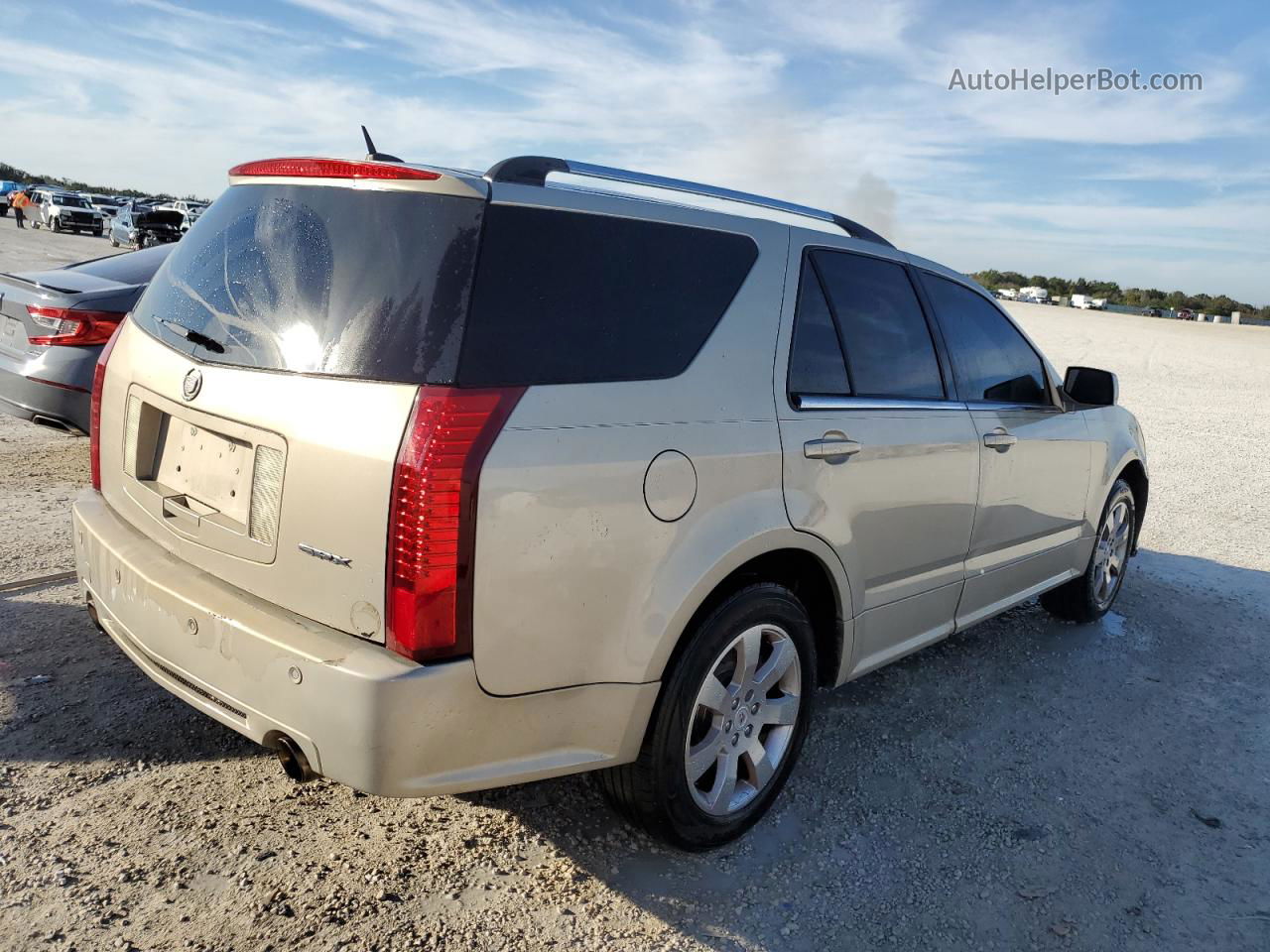 2008 Cadillac Srx  Beige vin: 1GYEE637180131446