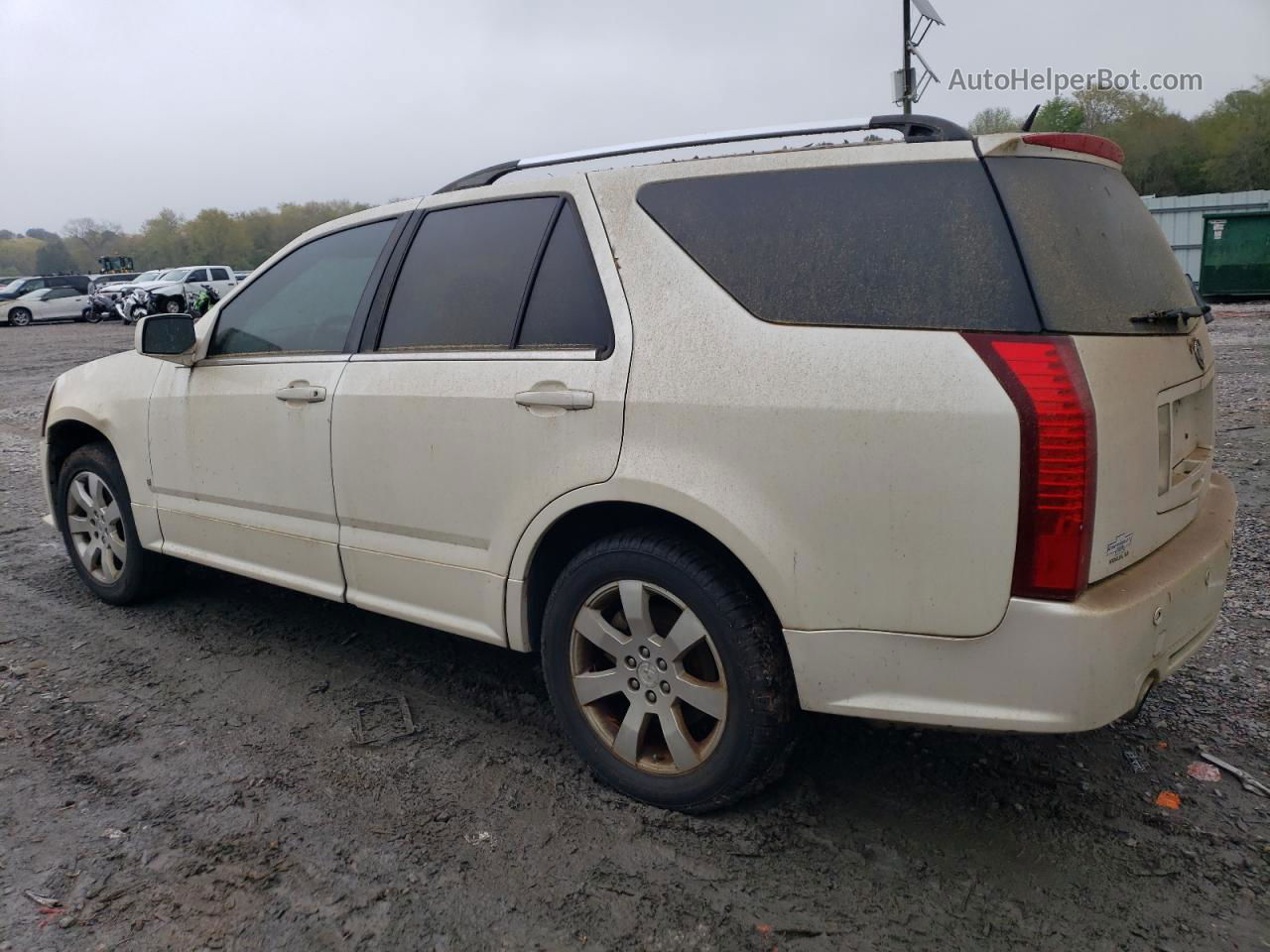 2008 Cadillac Srx  White vin: 1GYEE637180187421