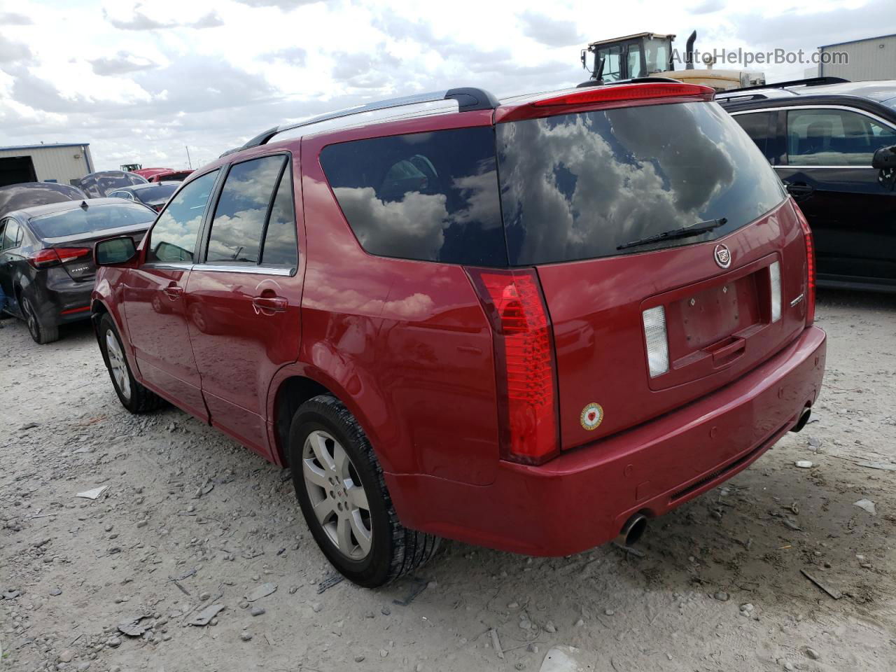 2008 Cadillac Srx  Red vin: 1GYEE637280175486