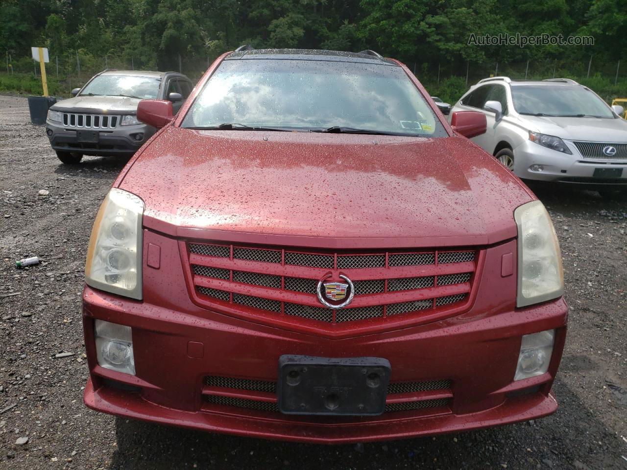 2008 Cadillac Srx  Red vin: 1GYEE637380105799