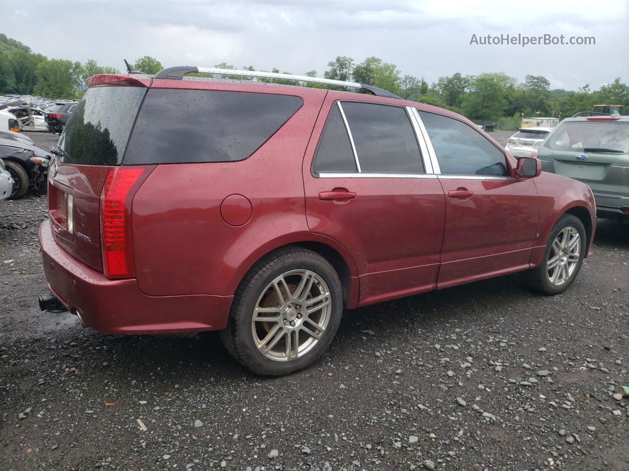 2008 Cadillac Srx  Red vin: 1GYEE637380105799