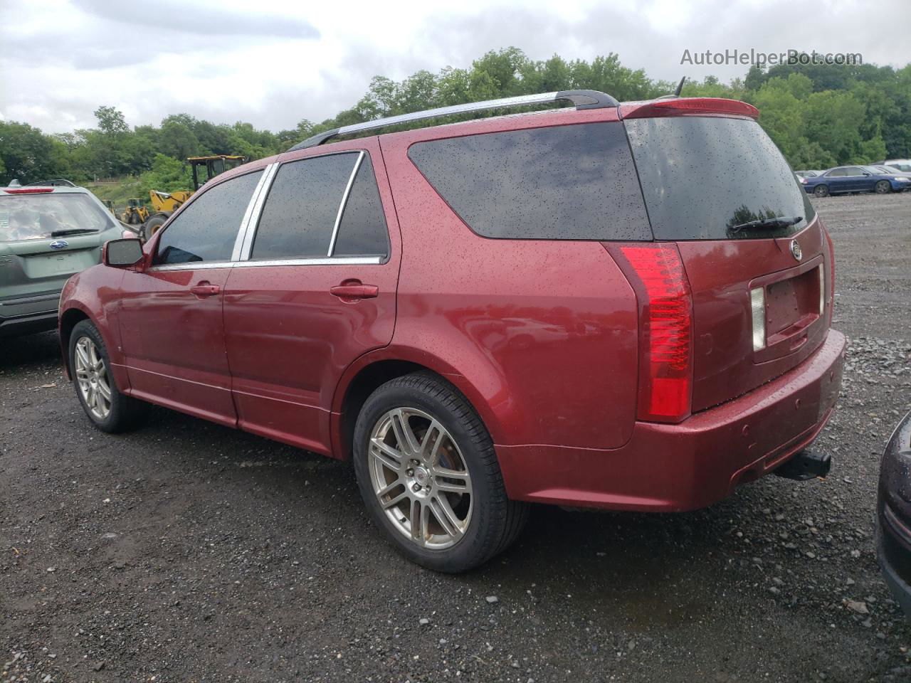 2008 Cadillac Srx  Красный vin: 1GYEE637380105799