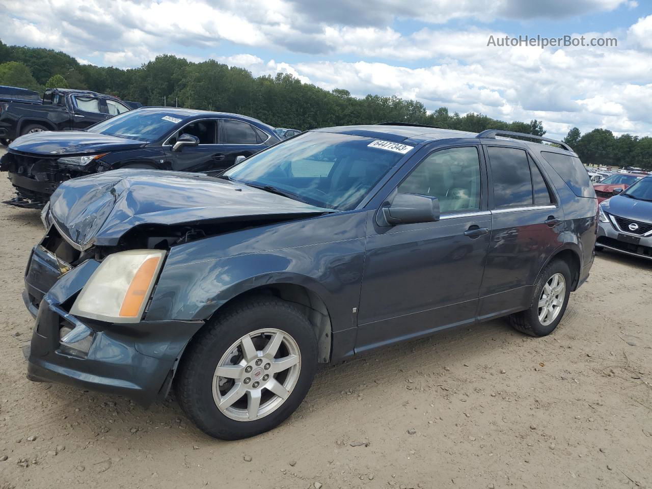 2008 Cadillac Srx  Blue vin: 1GYEE637380127348