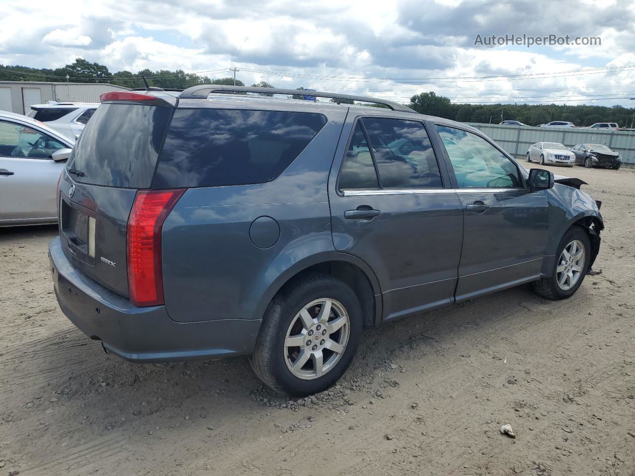 2008 Cadillac Srx  Blue vin: 1GYEE637380127348