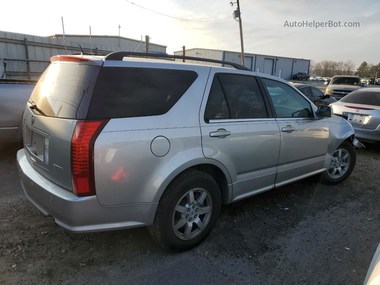 2008 Cadillac Srx  Silver vin: 1GYEE637380142139