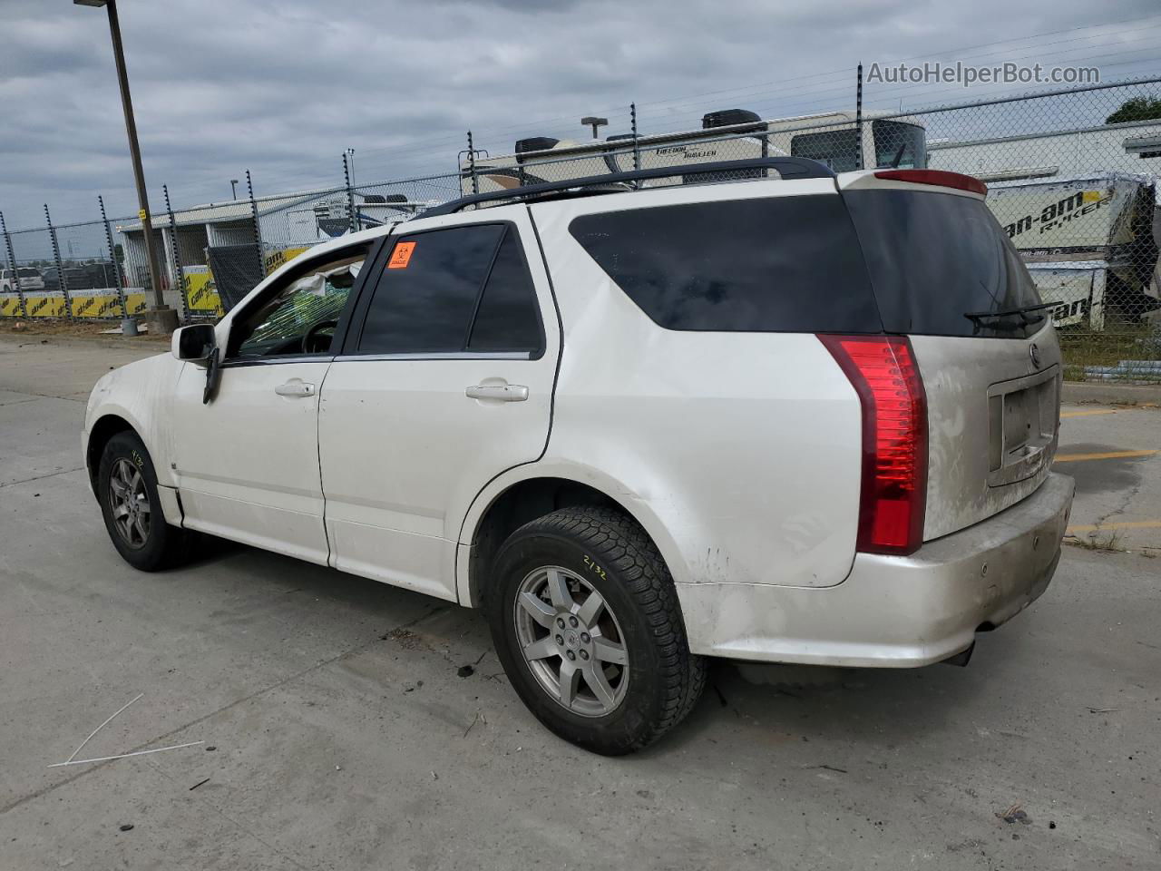 2008 Cadillac Srx  Белый vin: 1GYEE637480105245