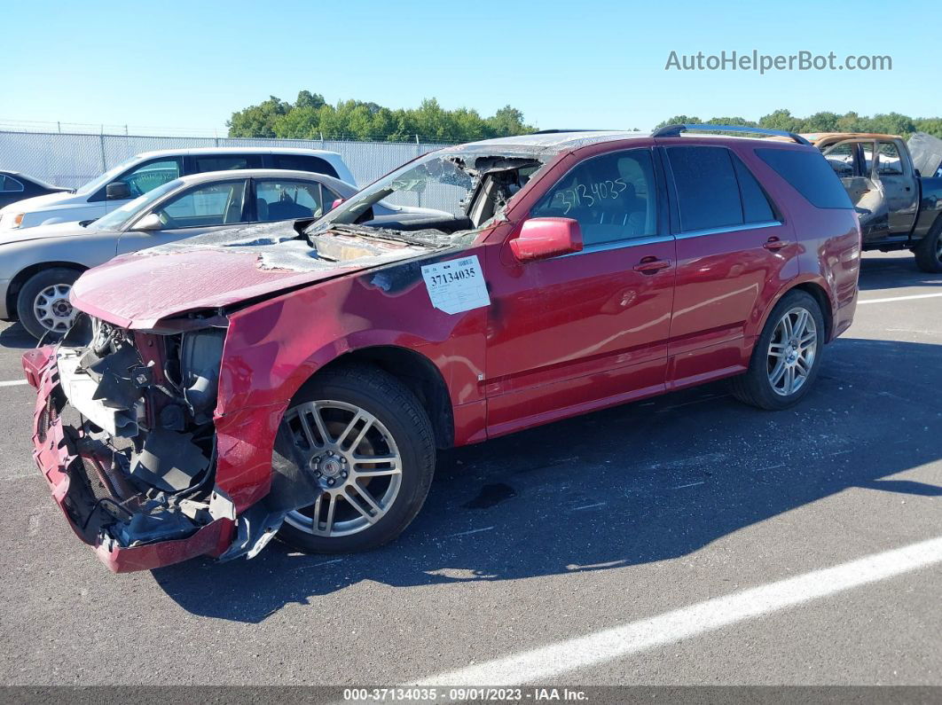 2008 Cadillac Srx V6 Red vin: 1GYEE637580106503