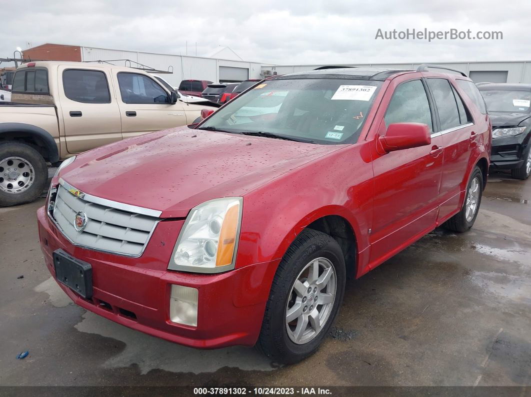 2008 Cadillac Srx Rwd Burgundy vin: 1GYEE637680103531