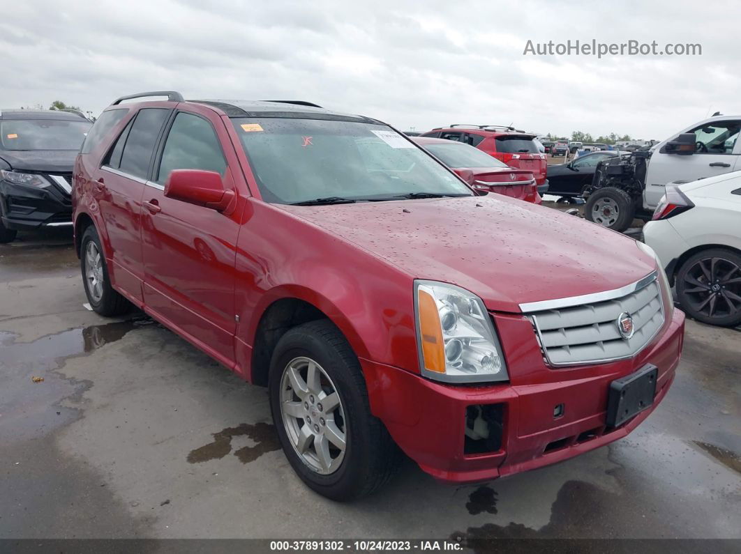 2008 Cadillac Srx Rwd Burgundy vin: 1GYEE637680103531