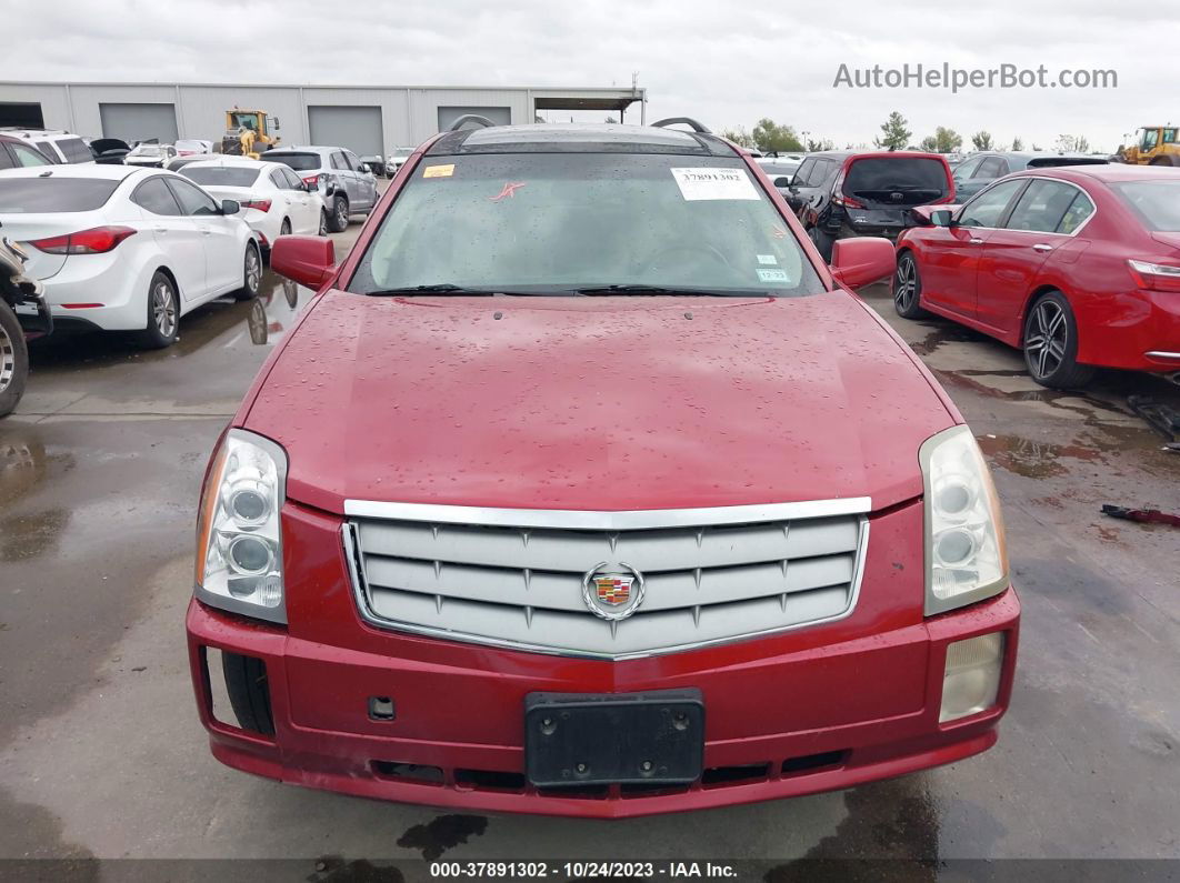 2008 Cadillac Srx Rwd Burgundy vin: 1GYEE637680103531