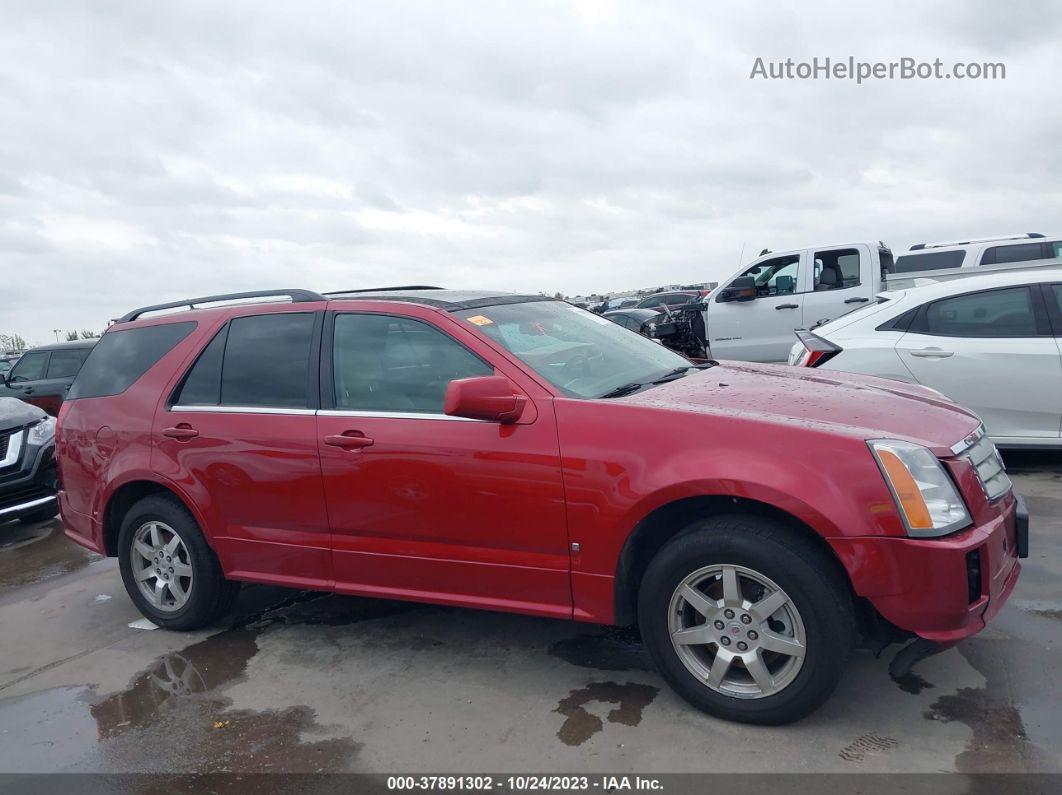 2008 Cadillac Srx Rwd Burgundy vin: 1GYEE637680103531